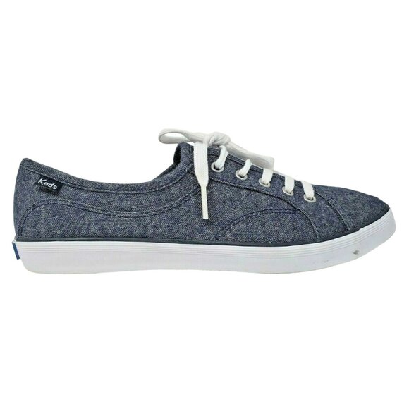 Keds Canvas Blue Denim Jean Sneakers Shoes WF56877 - Women's Size 8 M Casual - Picture 4 of 10